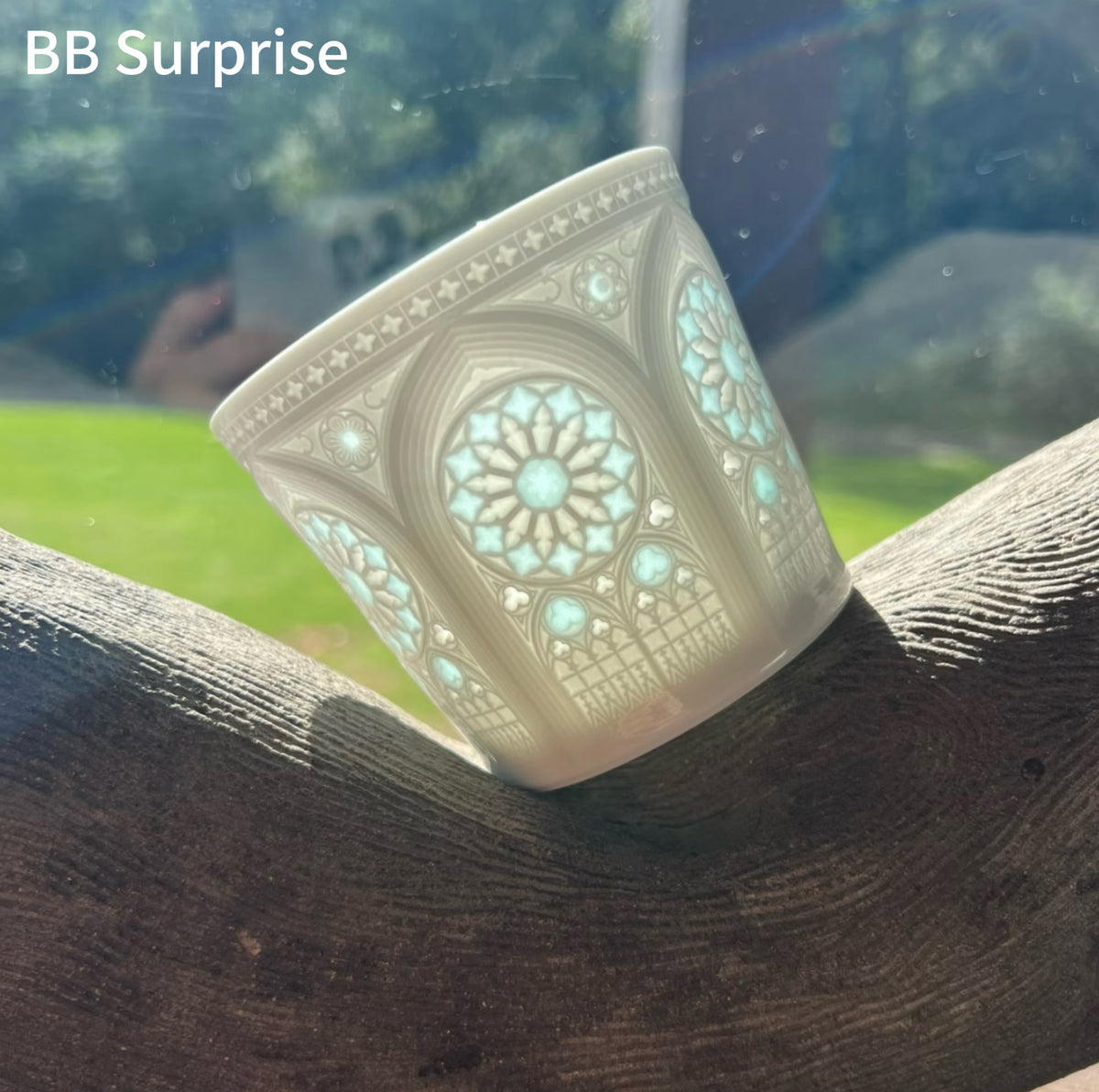 Gothic Window Light & Shadow Ceramic Coffee Cup