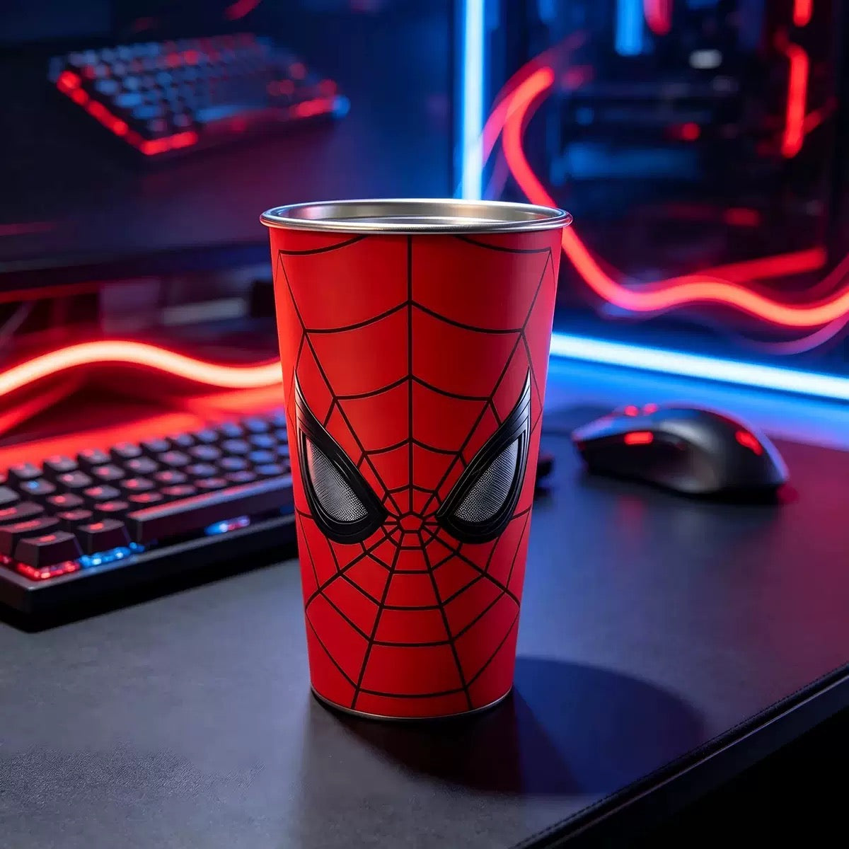 Viral Spider-Man × Cotti Coffee “Brand New Day” Color-Changing Cold Cup – Fan Collectible, Gradient Cup, Gift for Friends