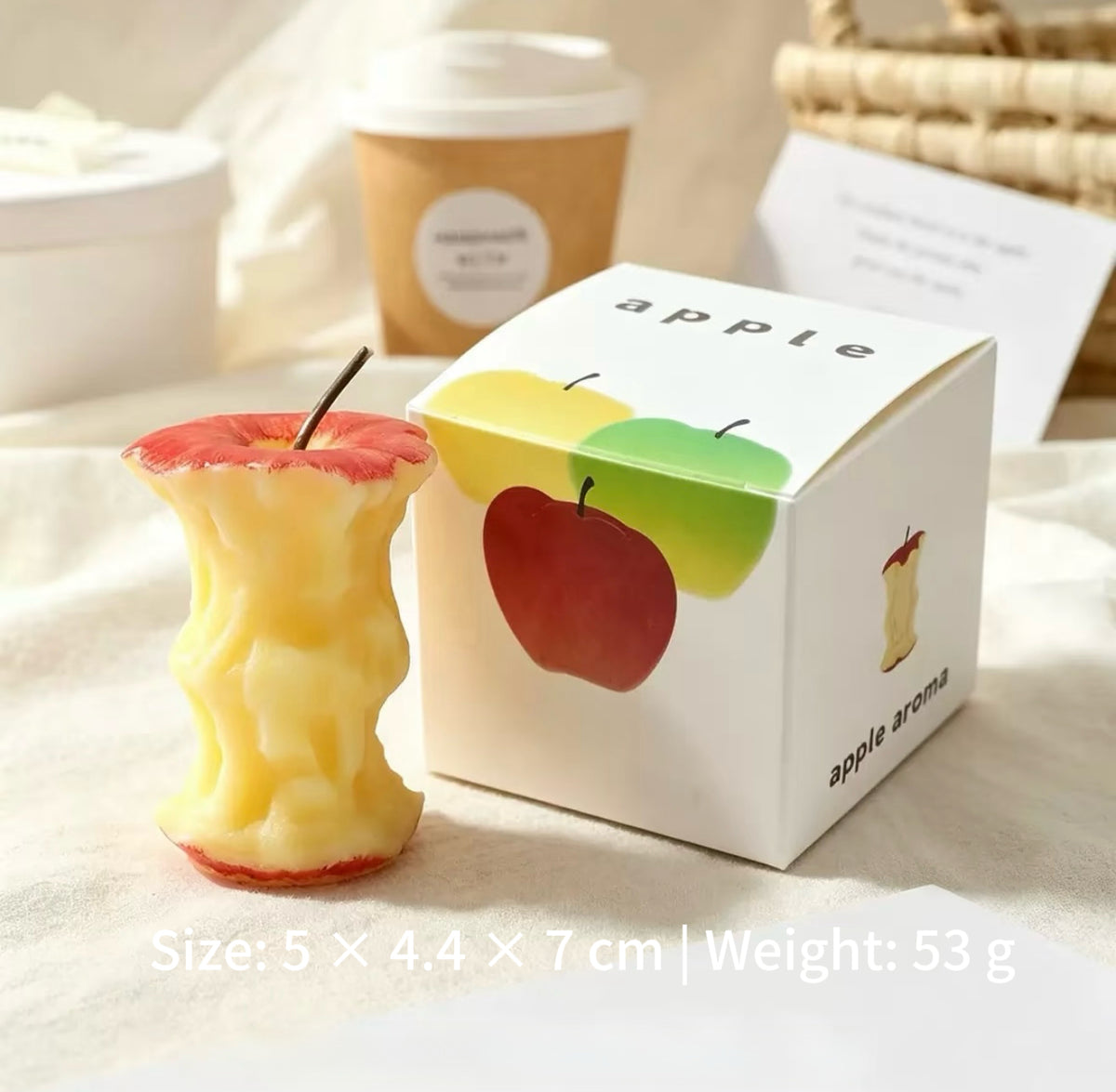 Fruit-Shaped Scented Candles – Unique & Aesthetic Home Décor, Perfect Birthday Gift for Her or Best Friends
