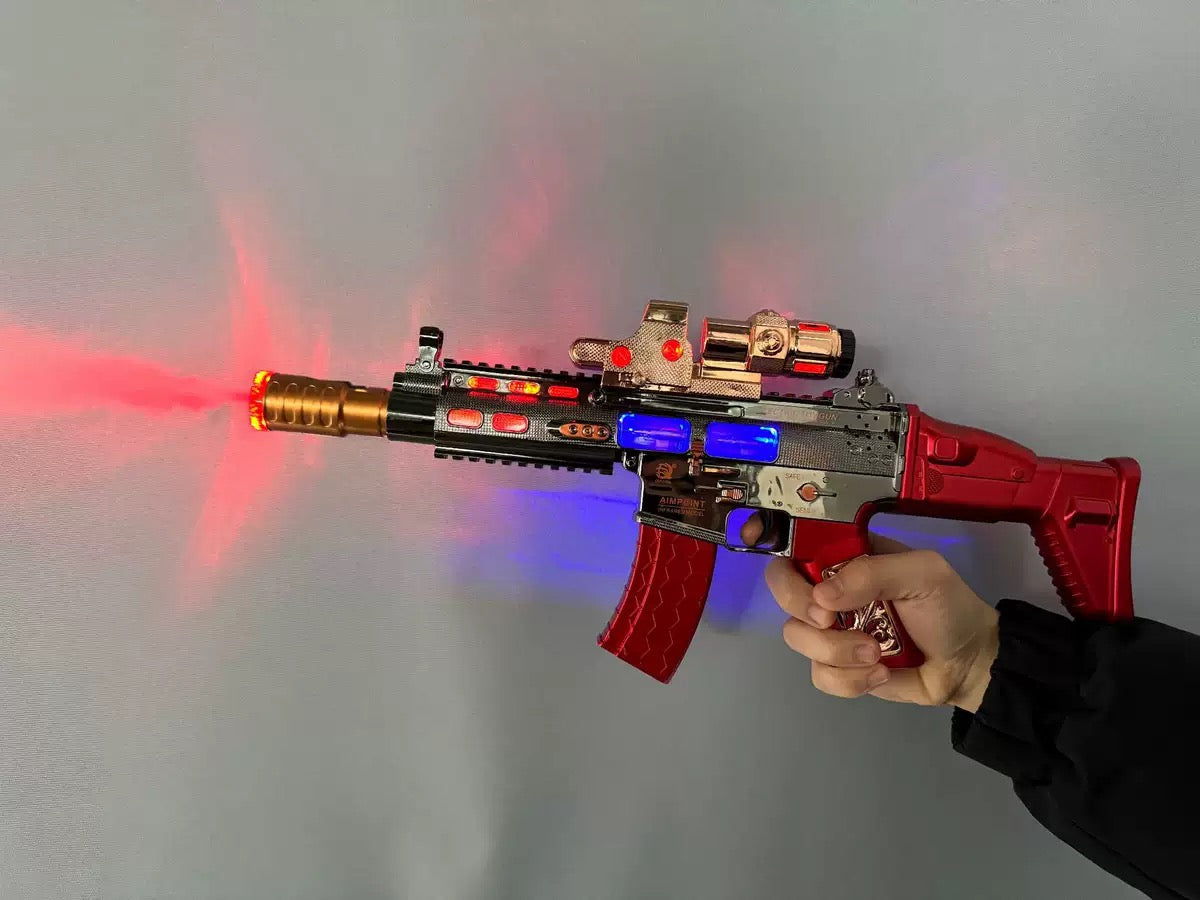 Stress Relief Mist Spray Light & Sound Toy Blaster