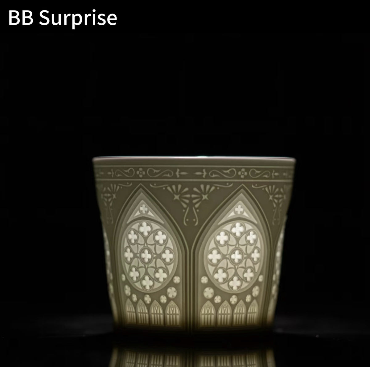 Gothic Window Light & Shadow Ceramic Coffee Cup