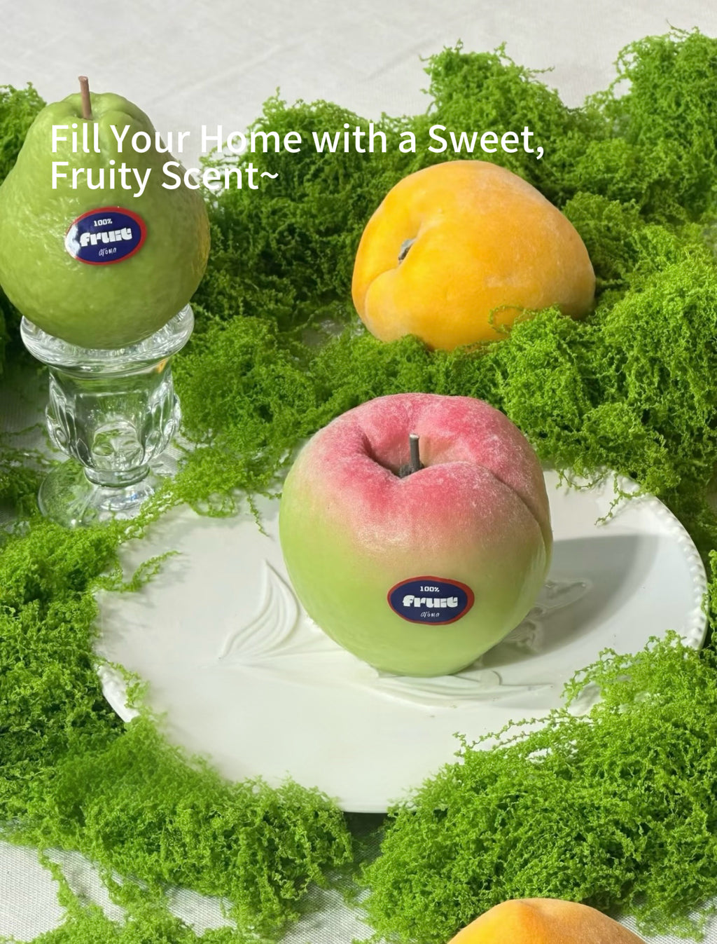 Fruit-Shaped Scented Candles – Unique & Aesthetic Home Décor, Perfect Birthday Gift for Her or Best Friends