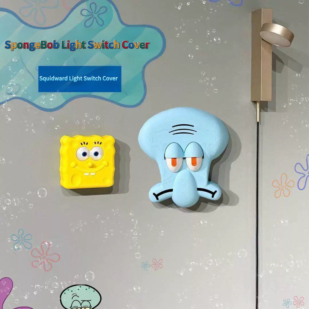 3D Octopus Switch Panel Decor - Fun Wall Light Switch Cover Sticker
