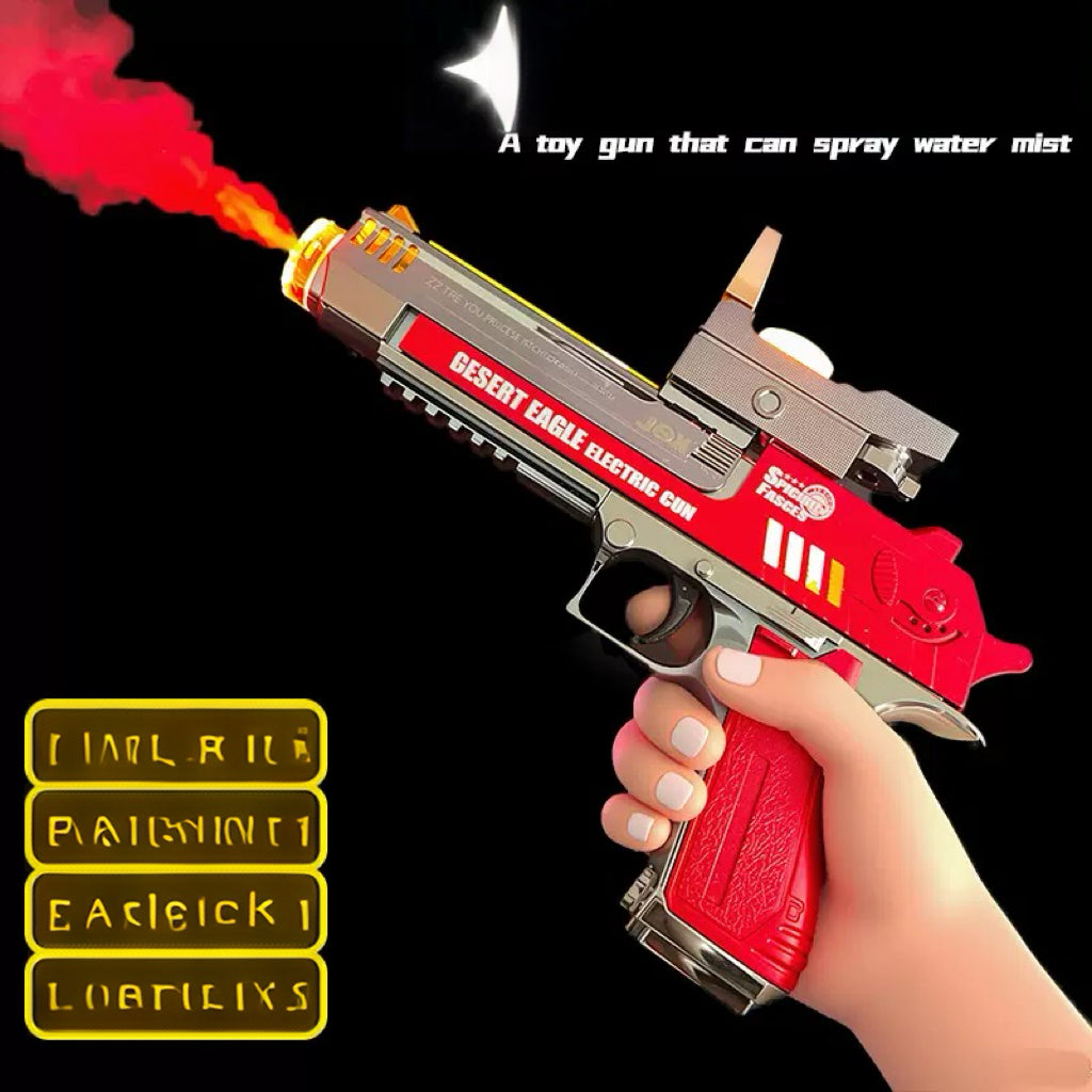 Stress Relief Mist Spray Light & Sound Toy Blaster
