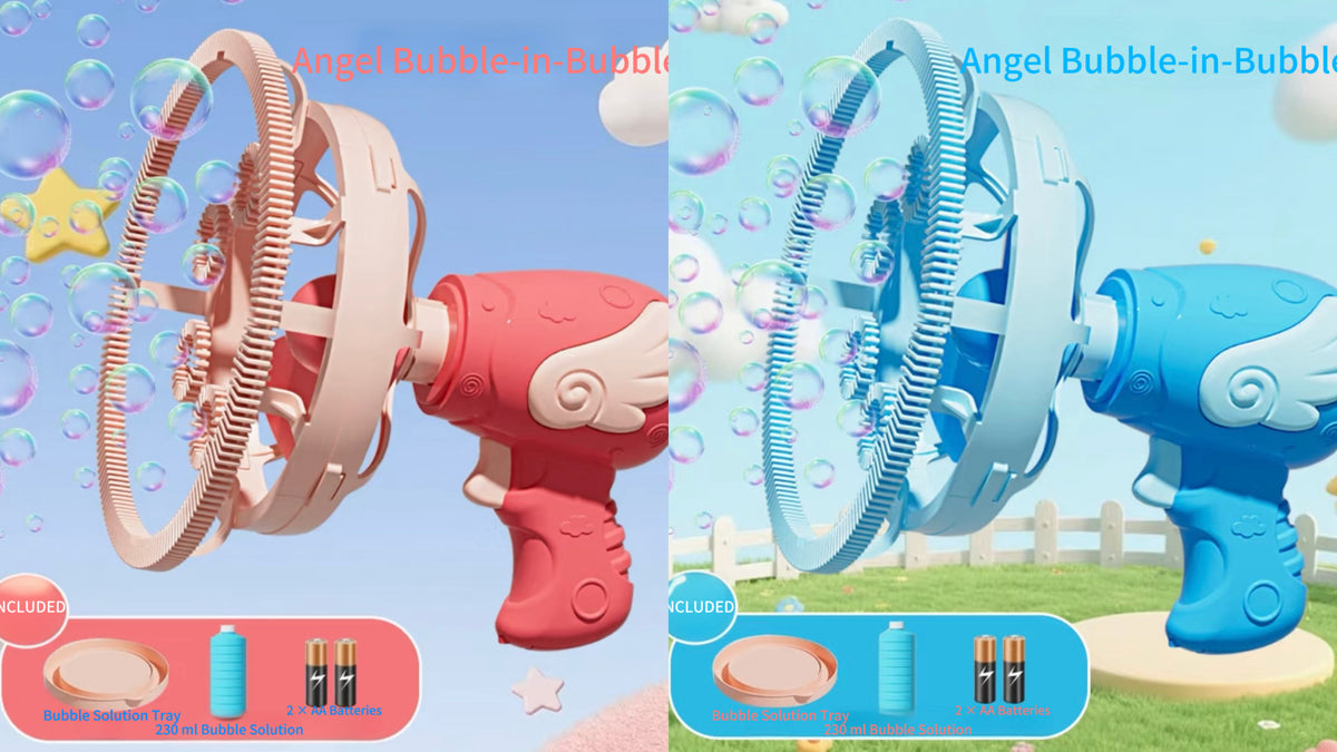 Automatic Bubble Blaster – Tons of Bubbles with One Click 🫧