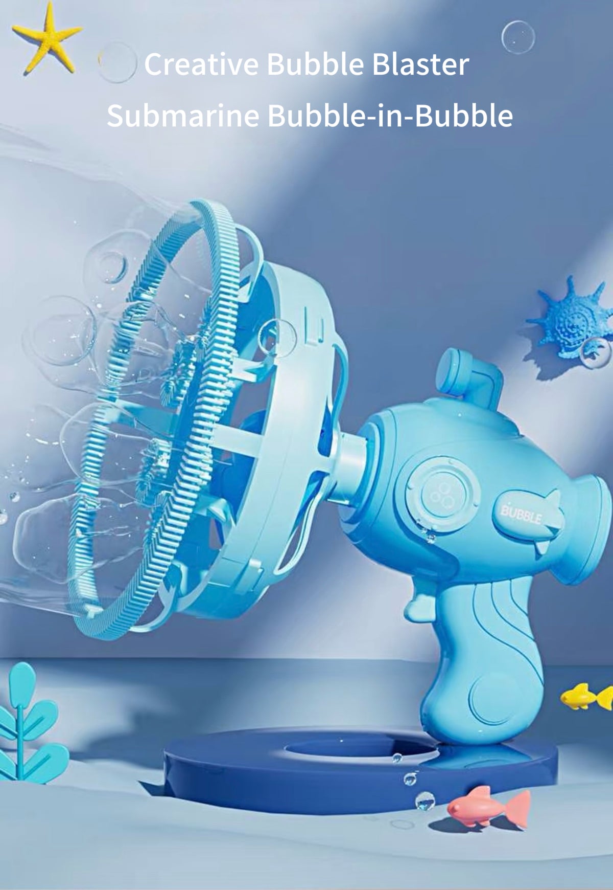 Automatic Bubble Blaster – Tons of Bubbles with One Click 🫧