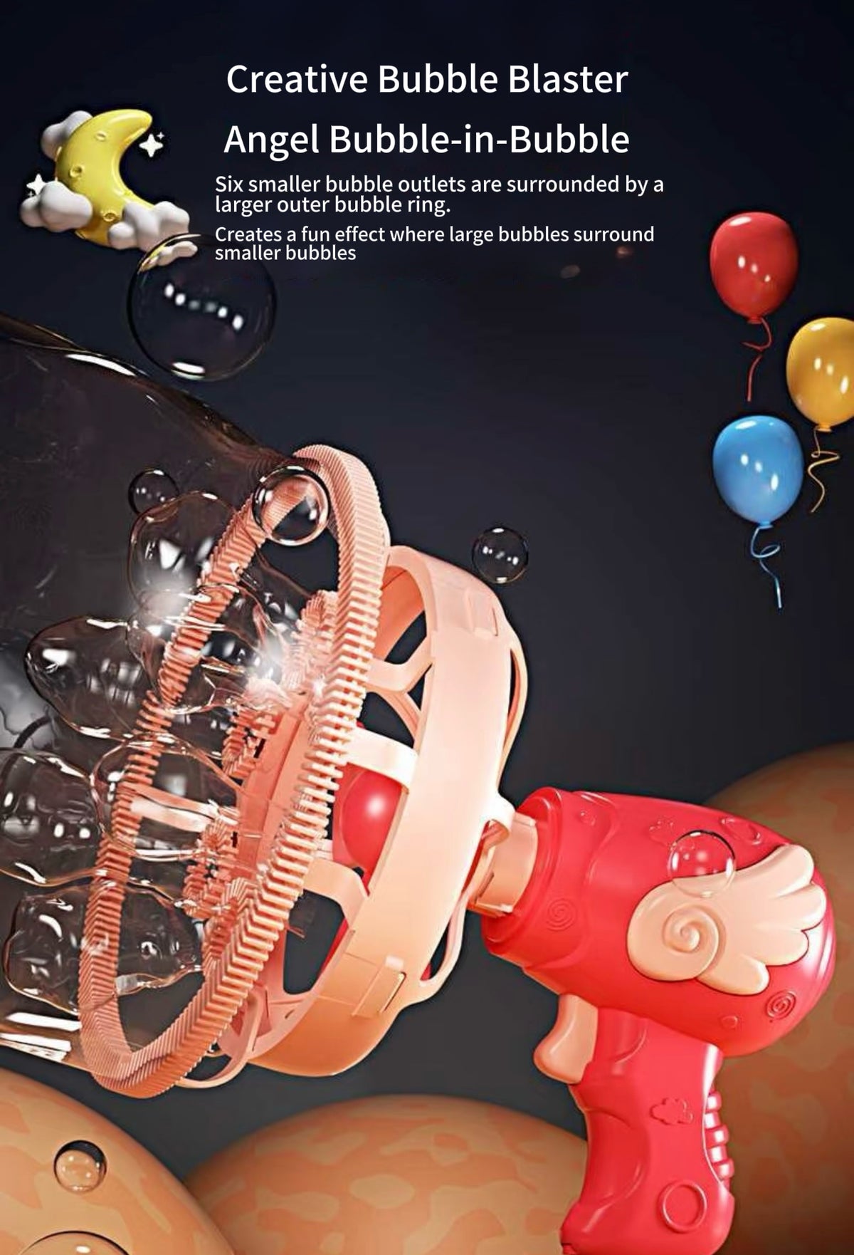 Automatic Bubble Blaster – Tons of Bubbles with One Click 🫧