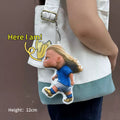 Football Star Haaland Plush Doll Keychain ⚽ Cute Soccer Player Bag Charm, Mini Stuffed Toy Collectible Gift