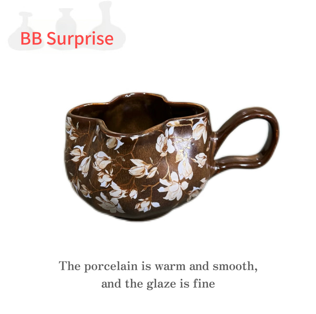 Hand-Glazed Ceramic Latte Mug, 450ml