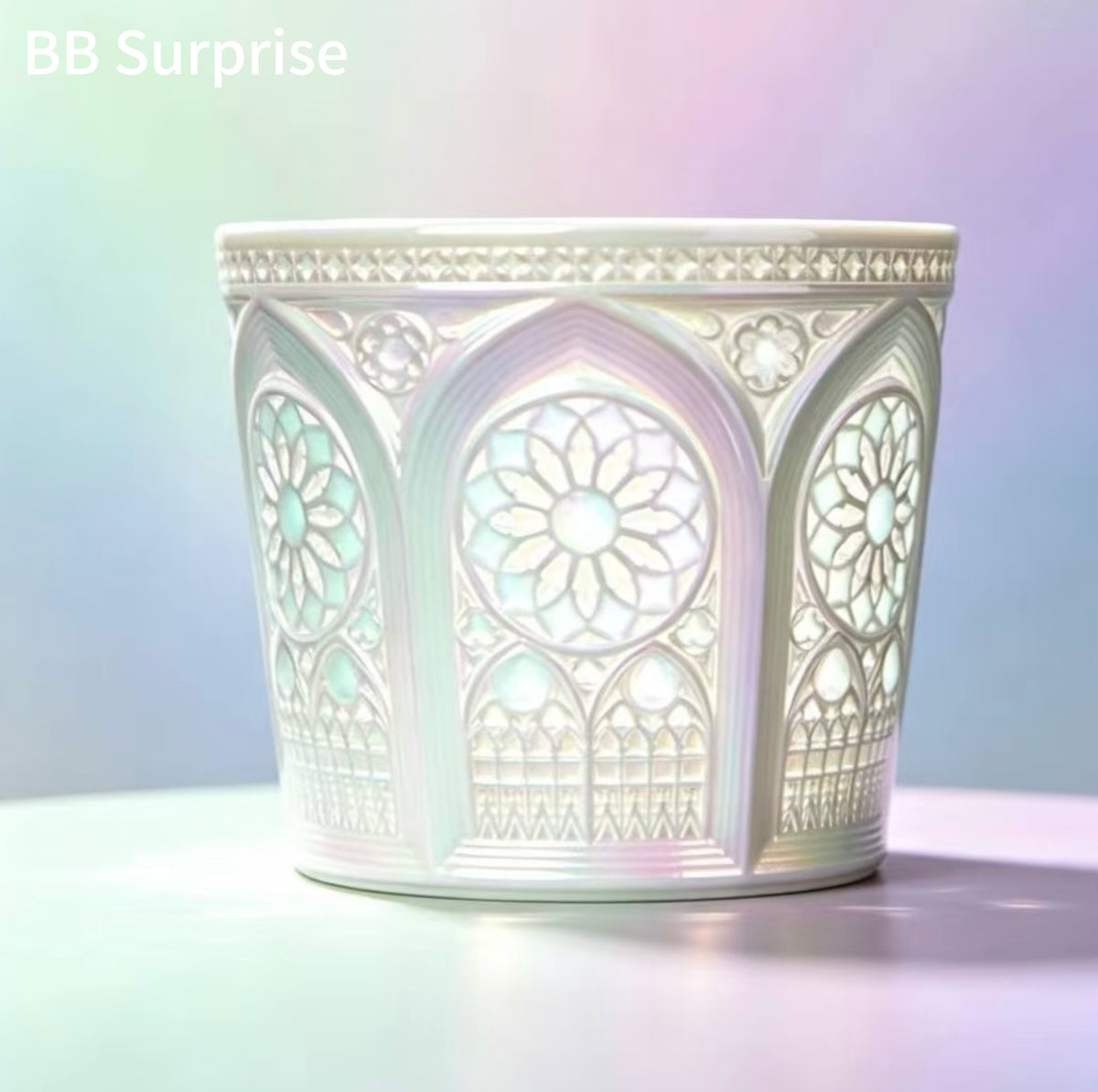 Gothic Window Light & Shadow Ceramic Coffee Cup