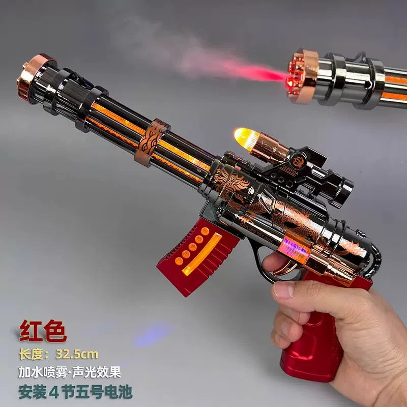 Stress Relief Mist Spray Light & Sound Toy Blaster