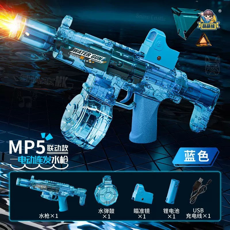 Space Power Ring Electric Water Blaster – LED Light, Automatic Spray, Rapid Fire & High Capacity