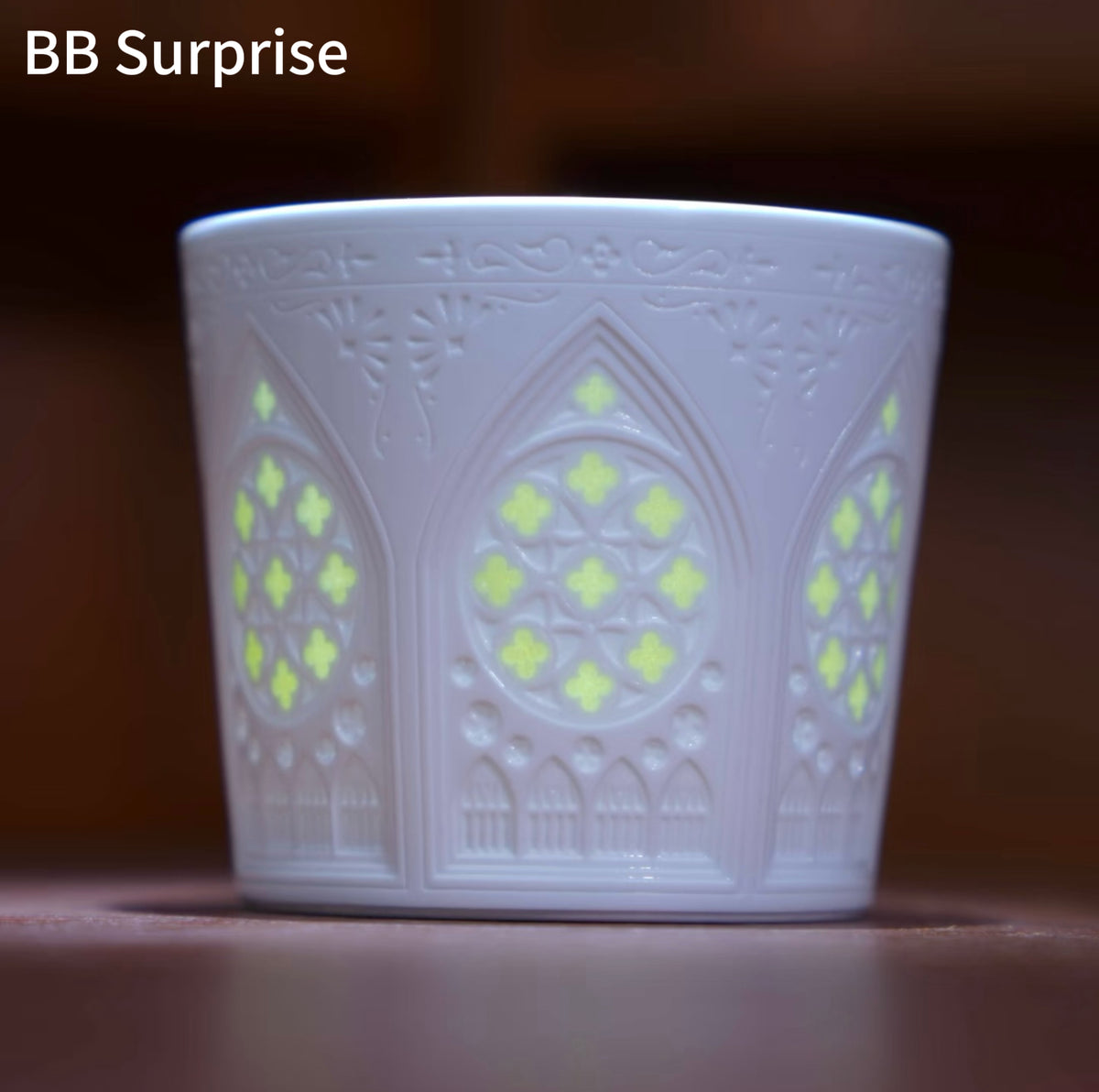 Gothic Window Light & Shadow Ceramic Coffee Cup