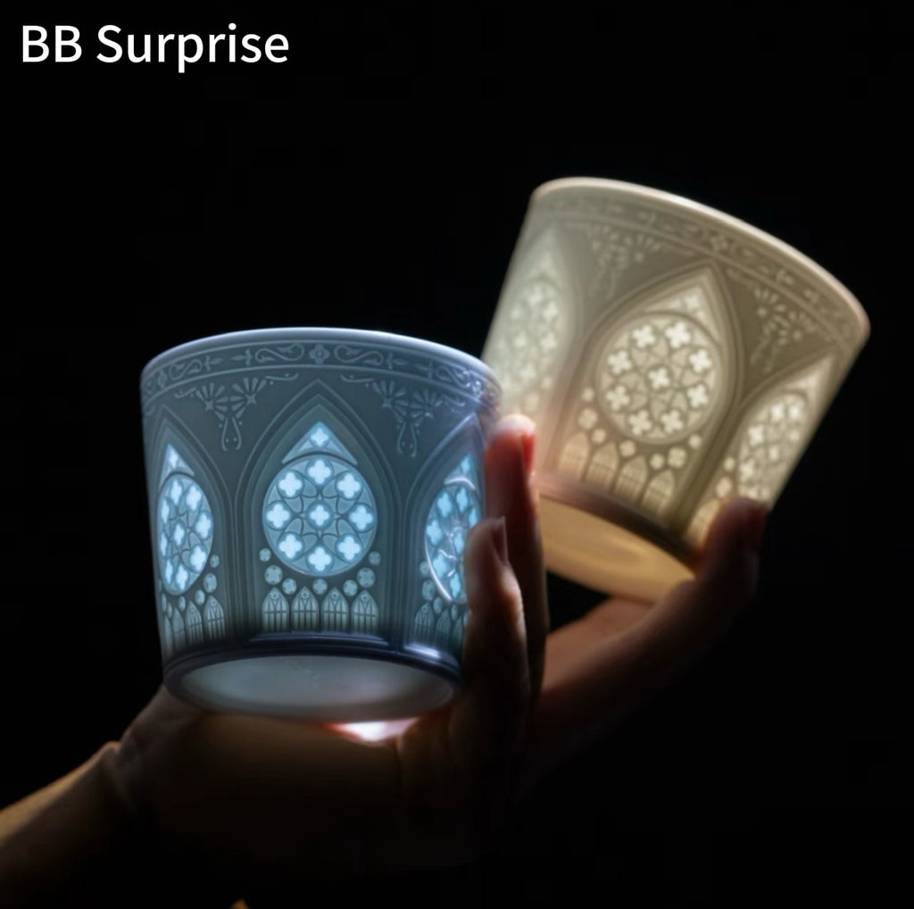 Gothic Window Light & Shadow Ceramic Coffee Cup