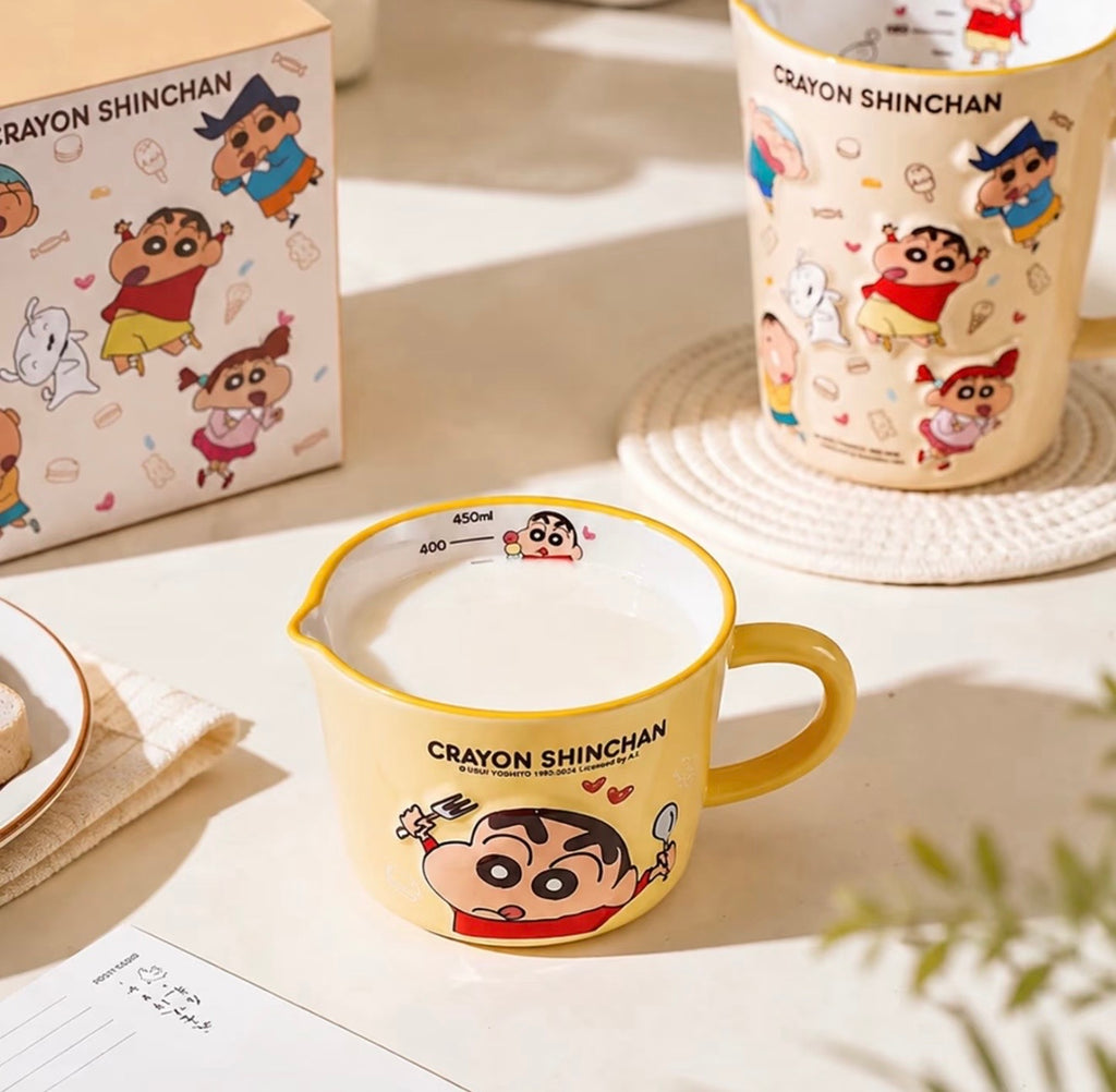 Crayon Shin-chan Cartoon Ceramic Mug | 450ml & 850ml Sizes | Gift Box Included