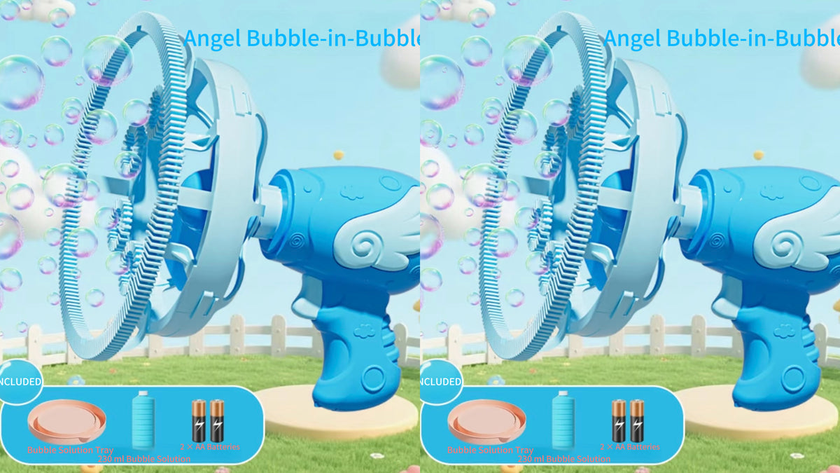 Automatic Bubble Blaster – Tons of Bubbles with One Click 🫧