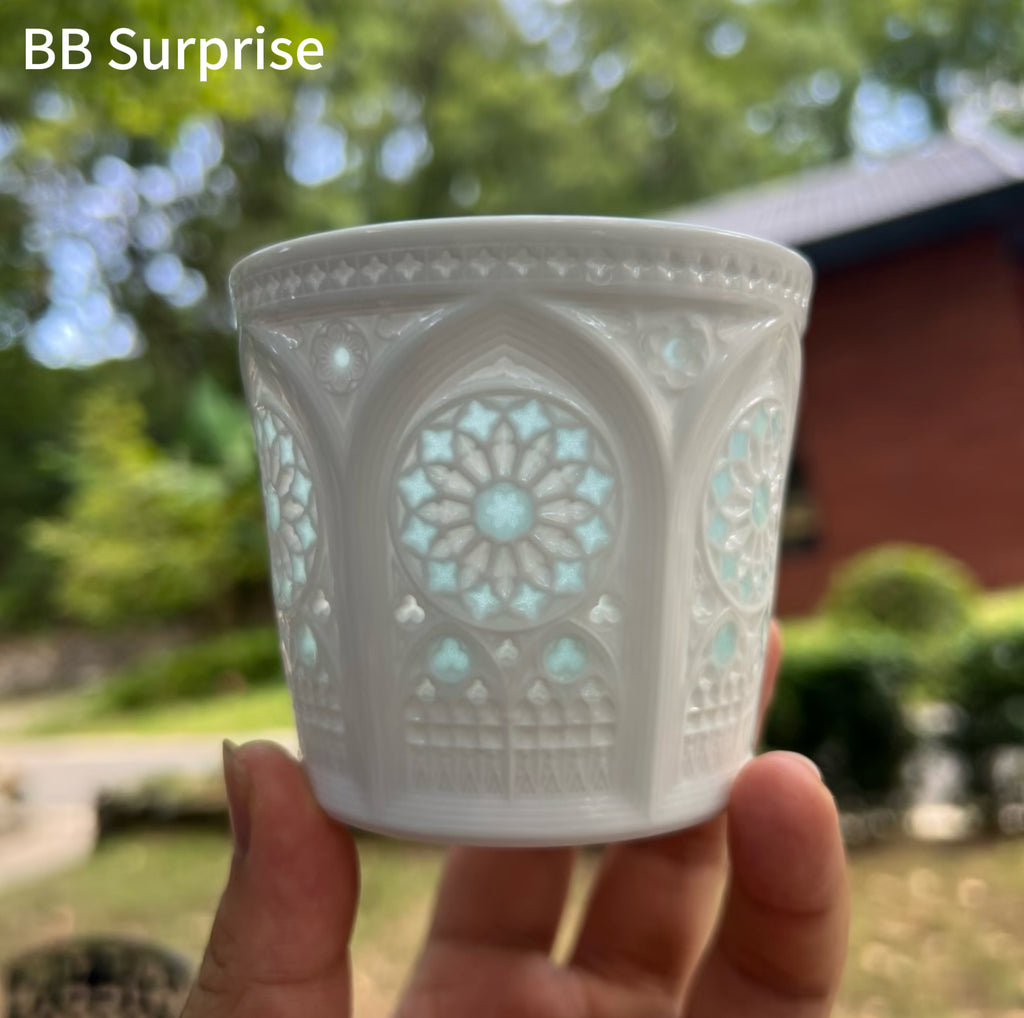 Gothic Window Light & Shadow Ceramic Coffee Cup