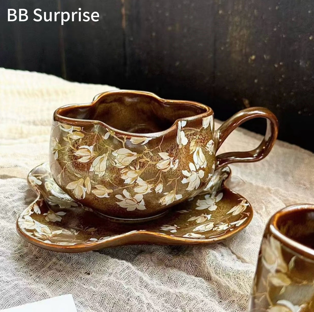 Hand-Glazed Ceramic Latte Mug, 450ml