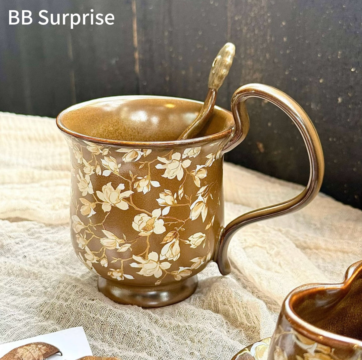 Hand-Glazed Ceramic Latte Mug, 450ml