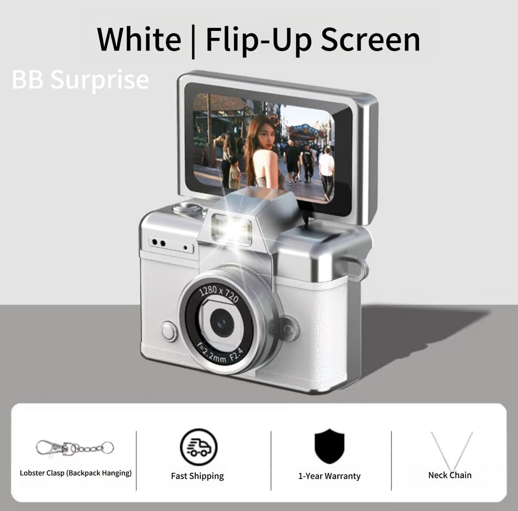 Mini Retro CCD Digital Camera, Portable Vintage Style Camera