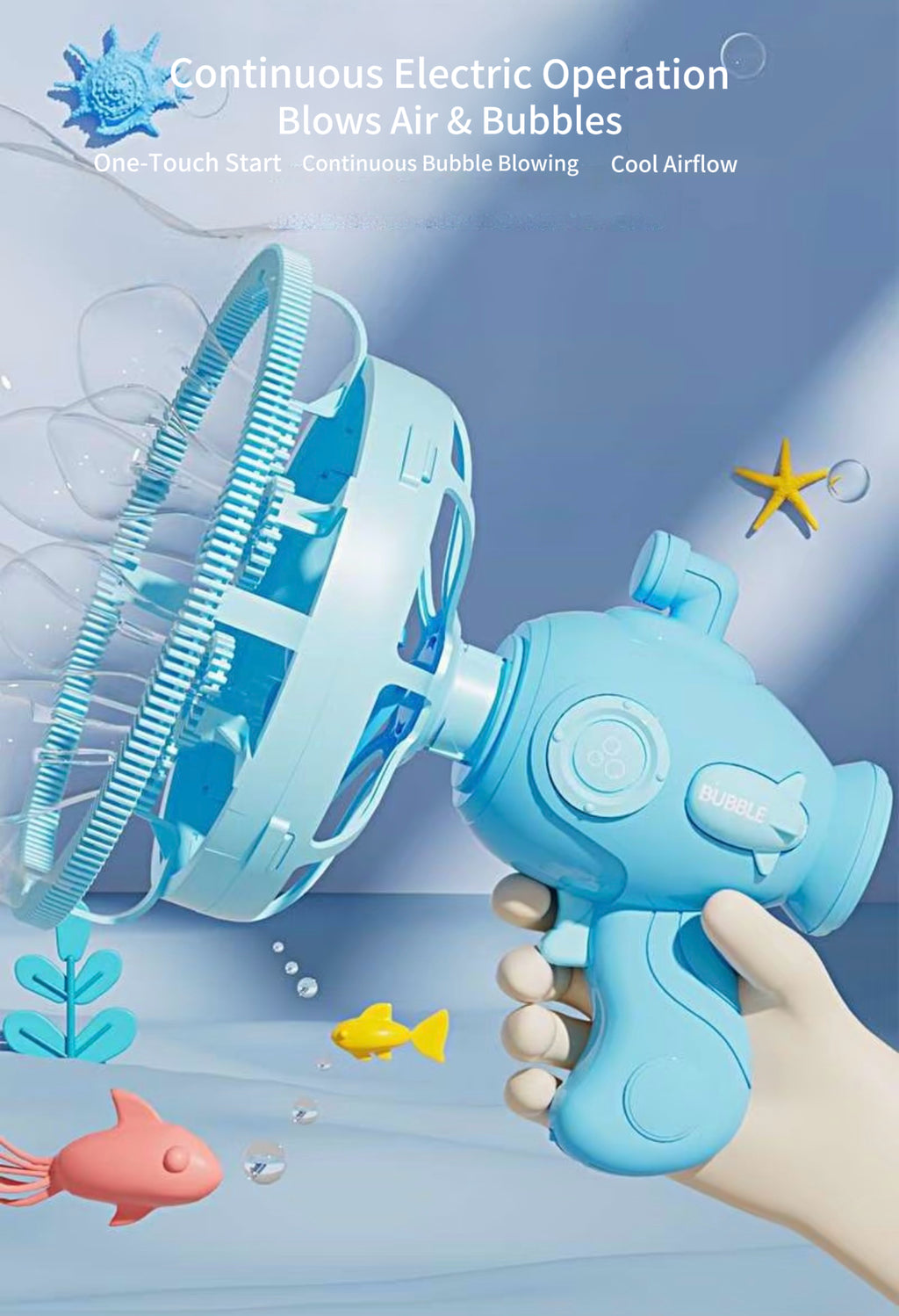 Automatic Bubble Blaster – Tons of Bubbles with One Click 🫧
