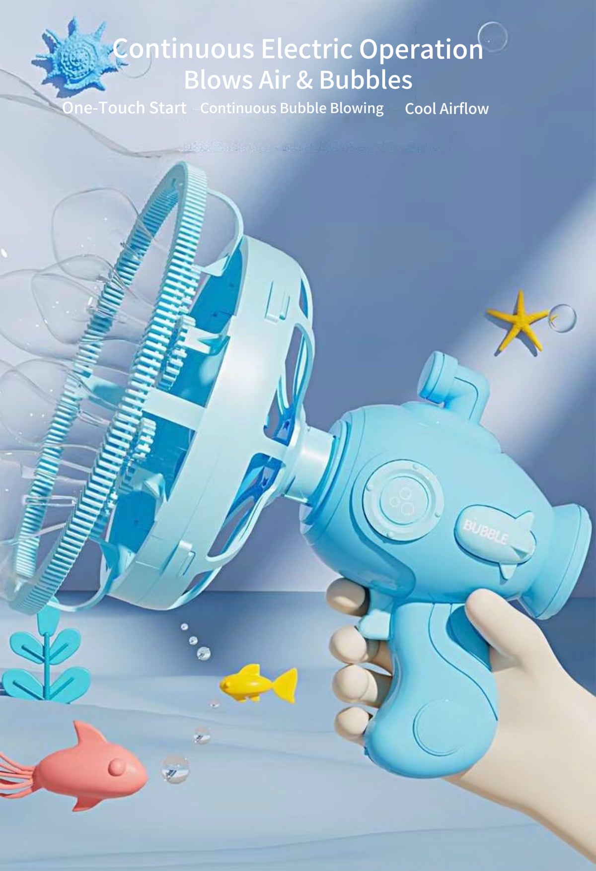 Automatic Bubble Blaster – Tons of Bubbles with One Click 🫧