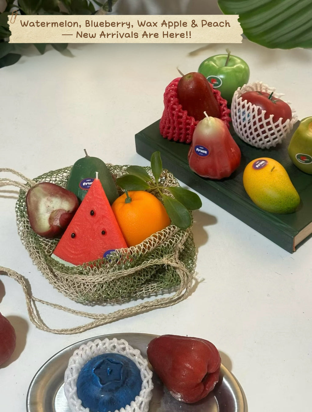 Fruit-Shaped Scented Candles – Unique & Aesthetic Home Décor, Perfect Birthday Gift for Her or Best Friends