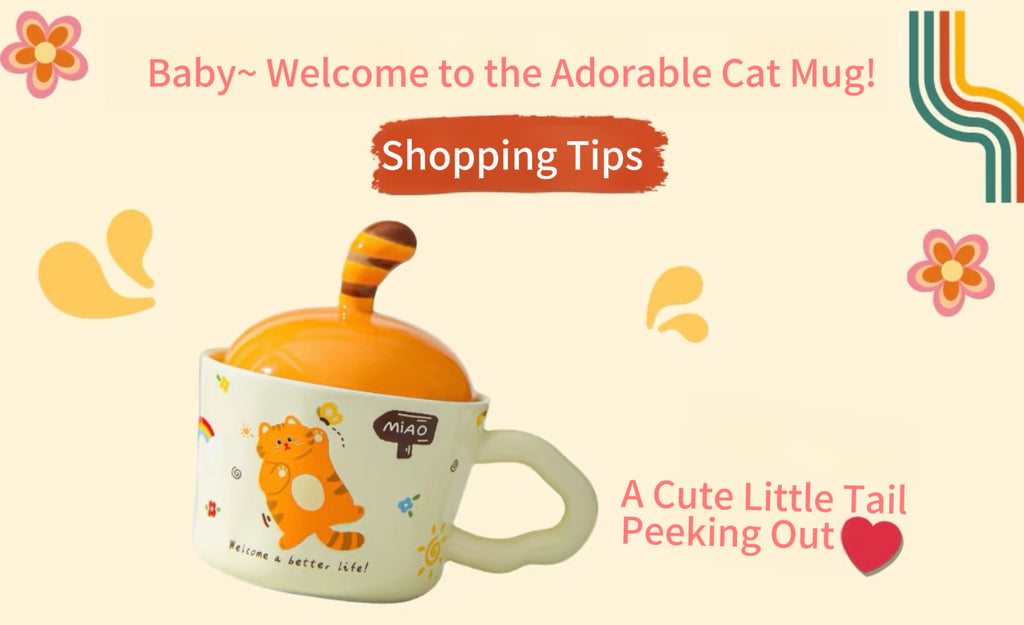Cute Cat Ceramic Mug with Lid – Creative Coffee Cup, Birthday Gift for Her, Best Friend & Couples