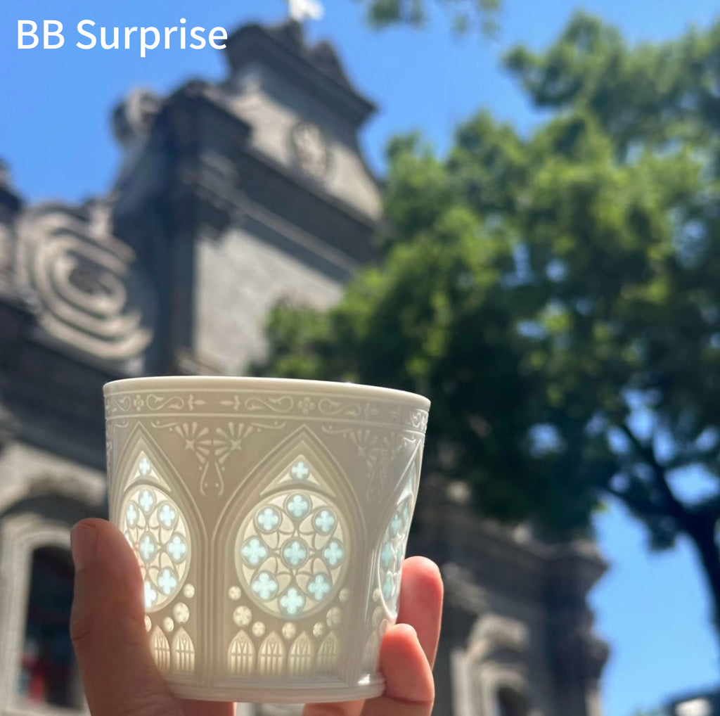 Gothic Window Light & Shadow Ceramic Coffee Cup