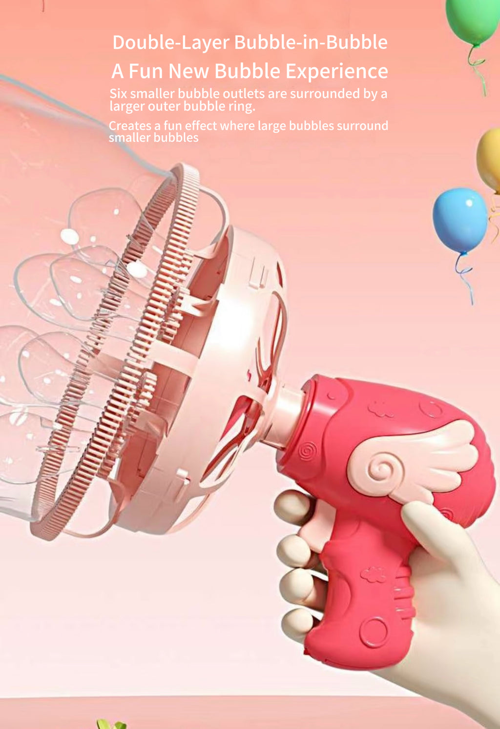 Automatic Bubble Blaster – Tons of Bubbles with One Click 🫧