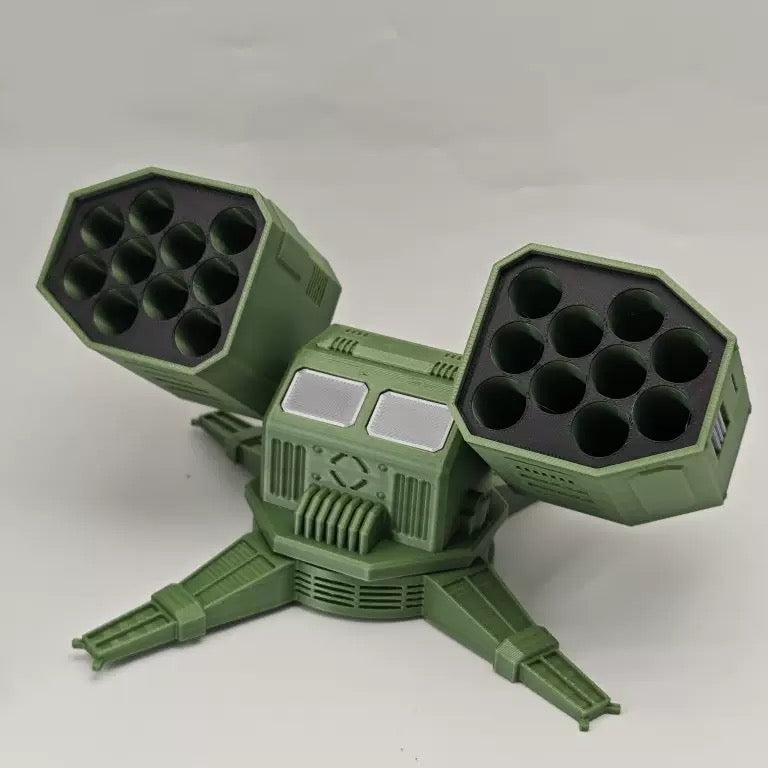 Battle Mech Battery Storage Box – AA, AAA & 18650 Battery Organizer, Cool Desktop Decor & Portable Case