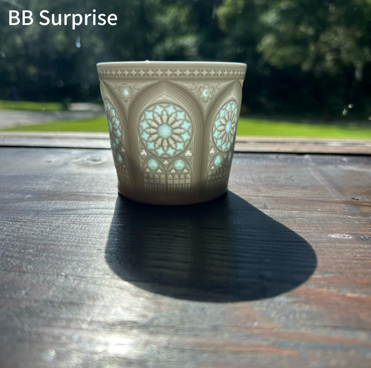 Gothic Window Light & Shadow Ceramic Coffee Cup
