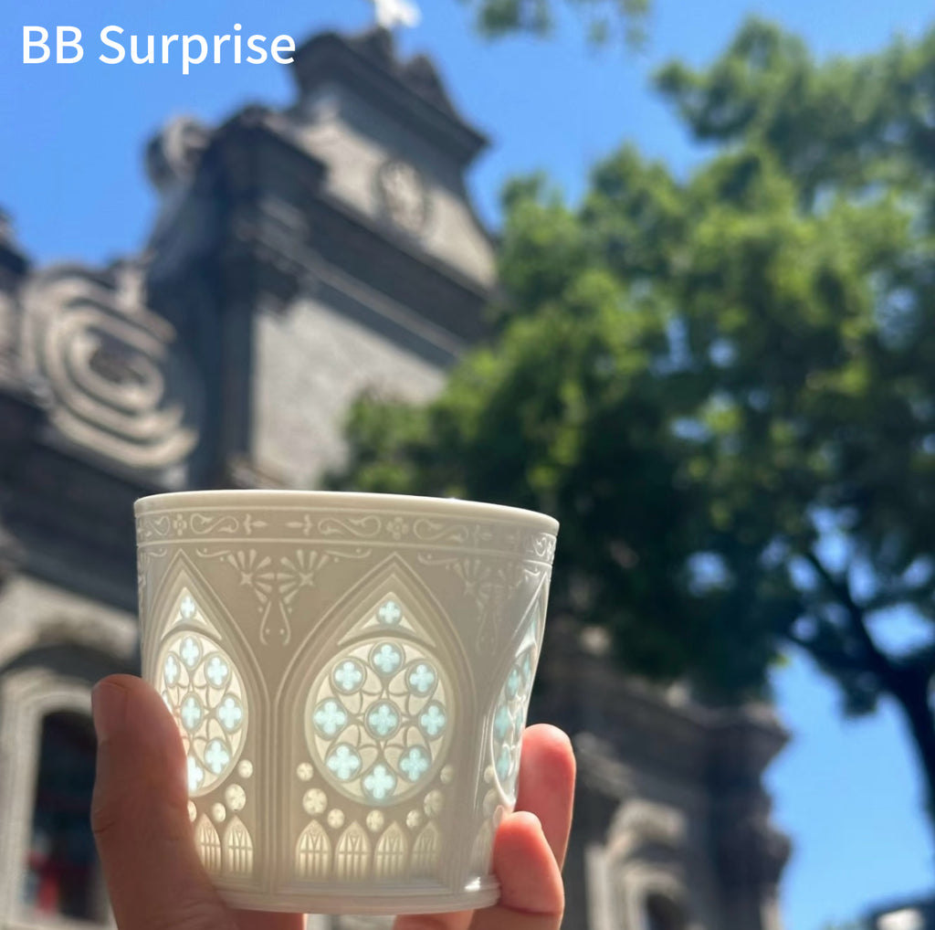 Gothic Window Light & Shadow Ceramic Coffee Cup