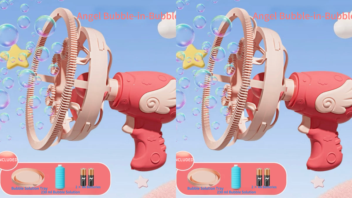 Automatic Bubble Blaster – Tons of Bubbles with One Click 🫧