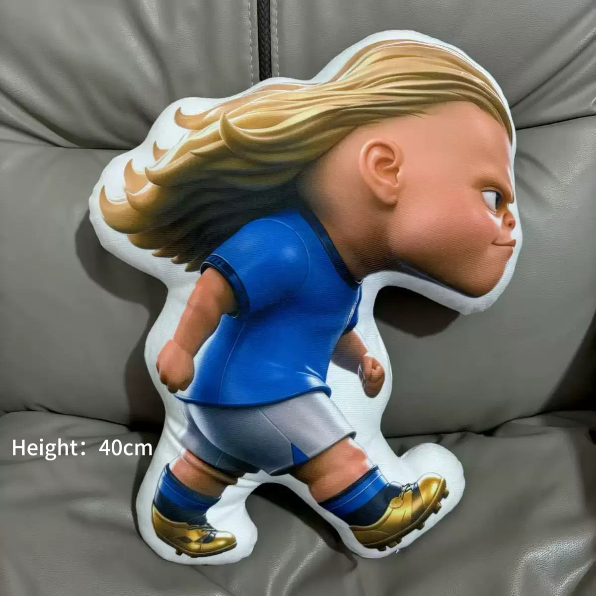 Football Star Haaland Plush Doll Keychain ⚽ Cute Soccer Player Bag Charm, Mini Stuffed Toy Collectible Gift